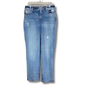 Women's Size 14 High-Rise Straight Leg Jeans by Edgely
